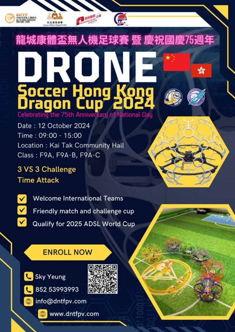 Drone Soccer Takes Flight in Hong Kong: Dragon Cup 2024 Announced