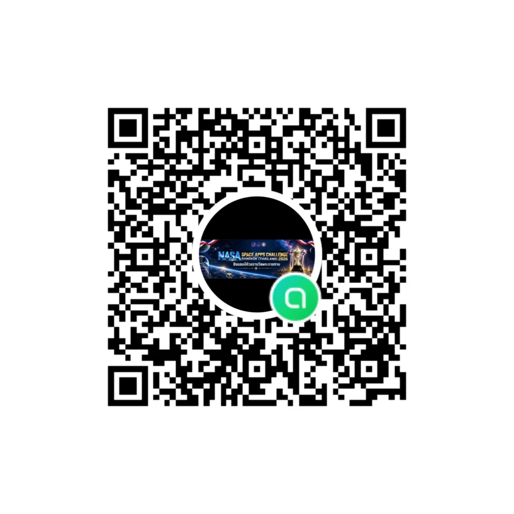 QR code for the (2026) NASA Space Apps Challenge Bangkok Thailand LINE OpenChat group