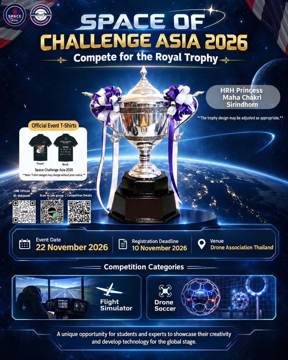 Space of Challenge Asia 2026 – Compete for the Royal Trophy